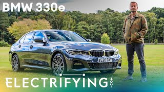 BMW 330e plugin hybrid 2020 Indepth review with Tom Ford  Electrifying [upl. by Shore]