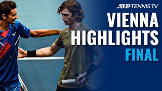 Lorenzo Sonego vs Andrey Rublev  Vienna 2020 Final Highlights [upl. by Lenod738]