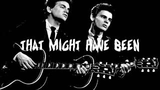 The Everly Brothers  Bye Bye Love lyrics on the screen [upl. by Azelea]