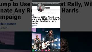 Foo Fighters Going After Trump [upl. by Laeno]