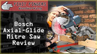 Bosch Axial Glide Mitre Saw Review GCM 10 GDJ [upl. by Sherwynd]