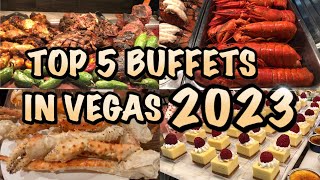 Top 5 Buffets in Las Vegas 2023 [upl. by Annij]