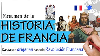 Historia de FRANCIA  Resumen  Desde sus orígenes hasta la REVOLUCIÓN FRANCESA [upl. by Annorah489]