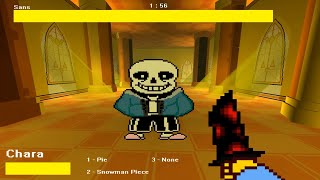 3d Sans fight quotno hitquot and Gaster Undertale fan game quotbetter qualityquot [upl. by Ozan]