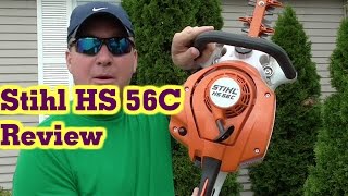 Stihl HS 56C Professional Gas Hedge Trimmer Review [upl. by Turoff]