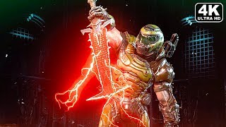 DOOM ETERNAL Crucible Sword Gameplay 4K 60FPS PC ULTRA [upl. by Brotherson]