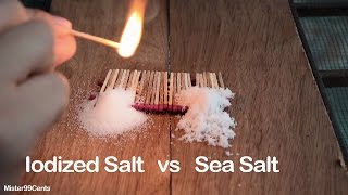 Iodized Salt vs Sea Salt  Part 2 Most Amazing Video [upl. by Polito669]