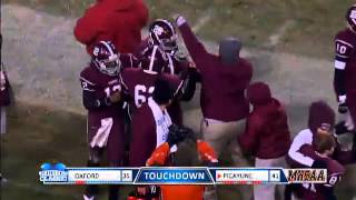 Picayune RB Kardarius Cross 75 yd TD carry in 2013 MHSAA 5A Championship [upl. by Warde]