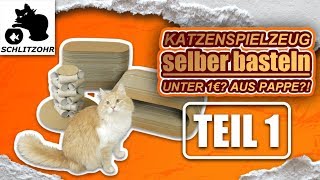 🔥Katzenspielzeug selber basteln  Unter 1€  Teil 1 von 2  Diy Katzenspielzeug Hacks [upl. by Kiona]