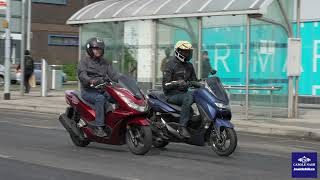 2021 Honda PCX 125 v Yamaha NMAX 125 Scooter comparison test [upl. by Montague50]