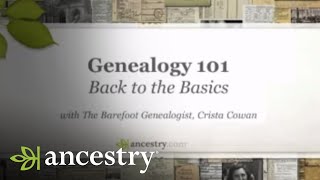 Back to the Basics Genealogy 101  Ancestry [upl. by Howund]