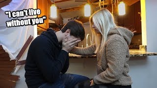 BREAK UP PRANK ON BOYFRIENDHE CRIES [upl. by Kuth]