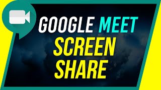 How to Share Screen in Google Meet [upl. by Det]