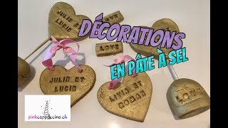 ◊ Pâte à sel ◊ Recette amp décoration [upl. by Colleen]