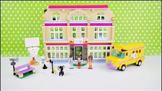 Szkoła Artystyczna w Heartlake  Budowanie klocków Lego Friends 41134 [upl. by Anilegna]