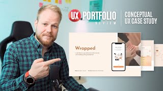 UX Portfolio Review Conceptual Junior UX Case Study [upl. by Robillard852]