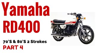 The Yamaha RD400 Motorcycle Review 70s amp 80s 2 Strokes Part 4 [upl. by Anits]