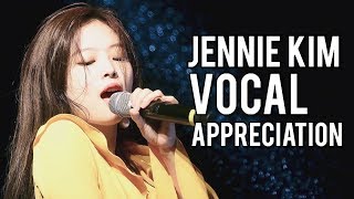 BLACKPINK JENNIE VOCAL APPRECIATION Singing Live Compilation [upl. by Ahsan543]