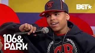 TBT Chris Brown Before The Fame Reveals His quotFirstsquot  106 amp Park [upl. by Ahsitam]