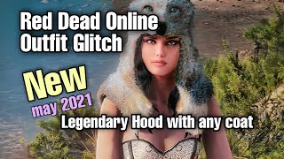 NEW Red Dead Online Outfit Glitch Legendary Hoods with ANY coat [upl. by Henrik831]