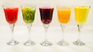 5 Drinks and Mocktails Recipe  Five Easy Refreshing Colorful Holi Recipes [upl. by Asiulana]