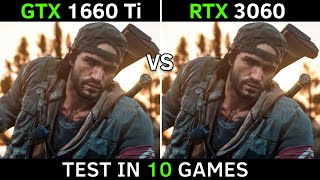 GTX 1660 Ti vs RTX 3060  Test In 10 Games  1080p [upl. by Lazes86]