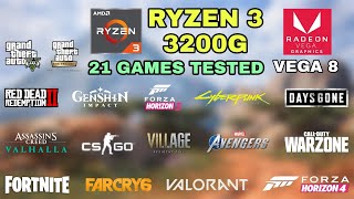 Ryzen 3 3200G Vega 8 in late 2021  21 Games Tested [upl. by Inaflahk]