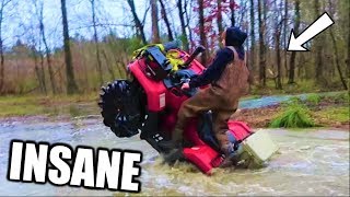 EXTREME Mudding on Four Wheelers [upl. by Armillia611]