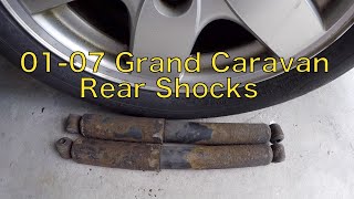 20012007 Dodge Grand Caravan Rear Shock Replacement [upl. by Lenore]