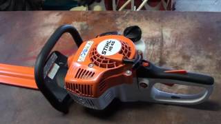 Stihl HS 45 Hedge Trimmer Review [upl. by Naimed152]