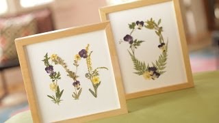 Pressed Flowers DIY [upl. by Atiuqin]