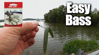 Easy Bass Fishing for ANYONE  Affordable Fishing for Beginners [upl. by Nelyaw]