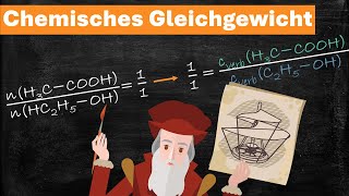 Einfach erklärt Das chemische Gleichgewicht  Gleichgewichtskonzentration [upl. by Aibar212]