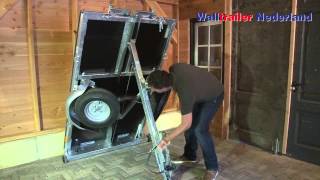 Productdemonstratie Walltrailer AanhangerAanhangwagen [upl. by Meean]