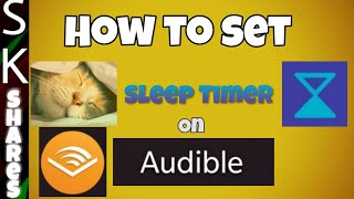 How to set sleep timer in audible app [upl. by Whallon919]