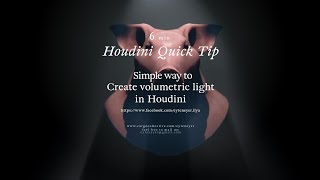 Houdini quick tip  create volume light in houdini [upl. by Reneta]