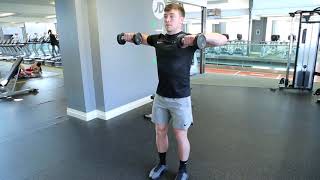 How To Do Bent Arm Lateral Raise  Exercise Demo [upl. by Evod]