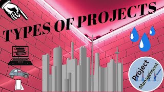 Types of Projects  Project Types  Project Management  Different Types of Projects [upl. by Ayhtak]