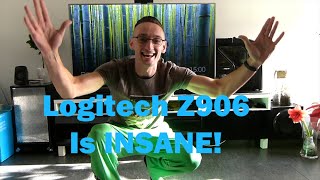 Logitech Z906 Is INSANE  51 Surround Speaker System  Unboxing and Review [upl. by Murtha]