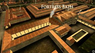 Animation of ancient Roman Fort in Caerleon Wales [upl. by Htenywg22]