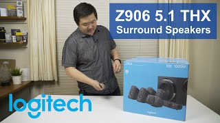 Logitech Z906 51 THX Speakers  Unboxing amp Quick Look [upl. by Krenn]