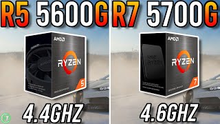 Ryzen 5 5600G vs Ryzen 7 5700G  RTX 3070 [upl. by Arbed]