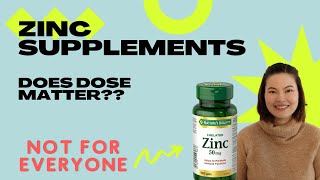 Zinc supplements Does dose matter [upl. by Adaurd]