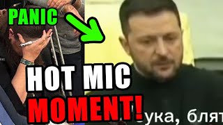 Zelenskyys team in SHAMBLES after microphone caught his words [upl. by Iram106]