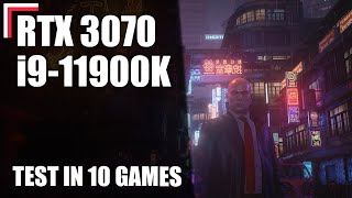 Intel Core i911900K  RTX 3070 — Test in 10 Games 1080p 1440p 4K [upl. by Asenej940]