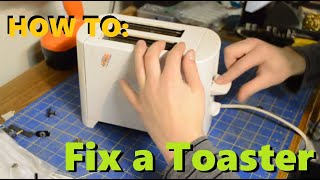 HOW TO Fix a Toaster that Wont Stay Down [upl. by Asiret460]