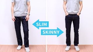 Slim vs Skinny Jeans Which Fit Is Right For You [upl. by Yromem]