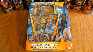 Mega Swampert EX Premium Collection Box Opening [upl. by Ihtraa506]