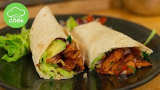 Die BESTEN vegetarischen Wraps mit Avocado amp quotPulled Porkquot [upl. by Rysler]