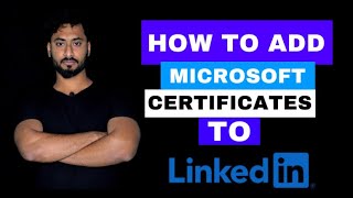 How to add Microsoft Certificates to LinkedIn Profile  Cloud Saviors  Microsoft Azure [upl. by Neras]